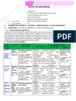 Ic Sesión de Aprendizaje - S 34