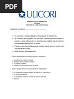 Examen Ulicori II Introduccion A La Contabilidad 2023