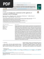 A Review On Emerging Water Contaminants and The Application of Sustainable Removal Technologies