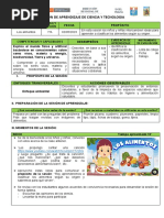 Sesión Ciencia-Alimentos 1º