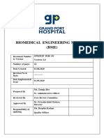 Biomedical Enggineering SOP