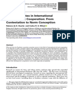 Southern States in International Development Corporation:from Contestation To Norm Conception