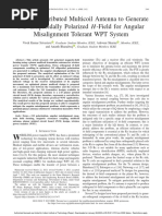 A Planar Distributed Multicoil Antenna To Generate 3-D Ellipsoidally Polarized H-Field For Angular Misalignment Tolerant WPT System