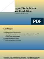 Topik 9 Hubungan Etnik Dalam Alam Pendidikan