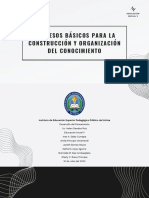 Construción y Organización Del Conocimiento