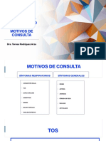 Semiología Del Ap. Respiratorio I. Motivos de Consulta