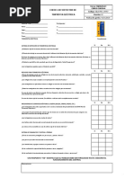 Check List Detector de Tormenta