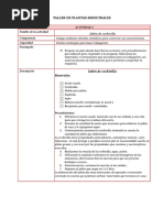 Ficha de Talleres - Aprendizaje de La Ciencia