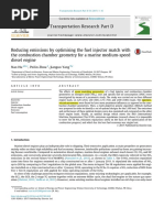 ''Optimising The Fuel Injector Match Withbowl Profile