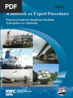 Handbook On Export Procedures