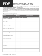 Psychosocial and Environmental Stressor Checklist