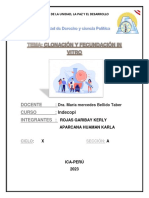 Clonacion e in Vitro