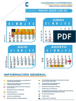 Calendario Escolar Licenciatura