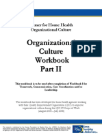 Organizational Culture Workbook Part II