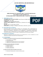 Planificación de Fundamentos y Desafios de La Administracion Del Talento Humano