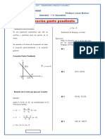 Geometria Ecuación Recta Secundaria 13 Agosto