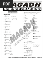 Math (Differentiation Notes)