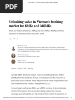 Unlocking Value in Vietnam's Banking Market For SMEs and MSMEs