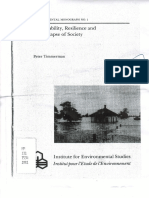 Timmerman - 1981 - Vulnerability, Resilience and The Collapse of Society. A Review of Models and Possible Climatic Applications PDF