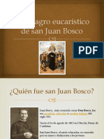 El Milagro Eucarístico de San Juan Bosco