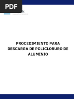 Procedimiento para Descarga de Policloruro de Aluminio