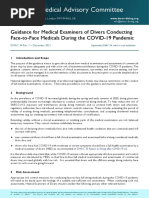 DMAC 34 Rev. 1 - Dec 2021 - Guidance For Medical Examiners of Divers Conducting Face-to-Face