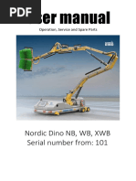 User Manual Nordic Dino NB WB XWB