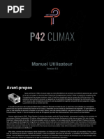 P42 Climax User Manual French