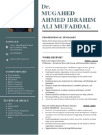 Dr. Mugahed Ahmed Ibrahim Ali Mufaddal: Professional Summary