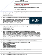 Python Question Paper