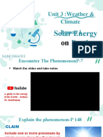 Unit 3-Lesson 1-Solar Energy On Earth - Grade 6