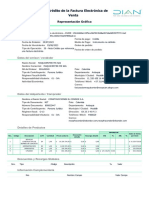 Nota Crédito de La Factura Electrónica de Venta: Representación Gráfica