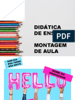 Montagem de Aula e Didática de Ensino