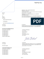 Bytesense - Forms - Nda Unilateral Signing Log