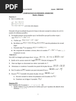 Compos de Maths Du 1er Semestre 1S1