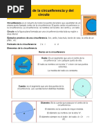 Elementos de La Circunferencia y Del Círculo