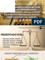 Origen Del Derecho