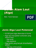 Bahan Alam Laut (Alga)