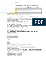 Examen Salida Bimestre Ii Tercero de Secundaria