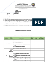 Lembar Evaluasi Peer Teaching