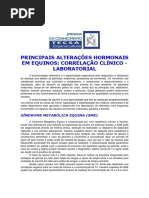 Principais Alteracoes Hormonais em Equinos Correlacao Clinico Laboratorial