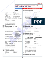 Bio Paper With Answer Solution