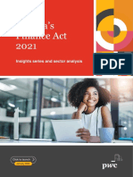 Finance Act 2021 - PWC Insight Series and Sector Analysis Interactive 2