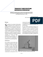 Saber Pedagogico Y Saber Disciplinar ¿Convergencia O Divergencia?