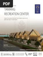 Tamiang Recreation Center: Final Architectural Design Studio