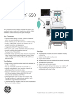 ANE EMEA Carestation - 650 - Spec - Sheet UK Rev2