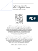 Bilingüismo y Cognición:: ¿Cuándo Iniciar El Bilingüismo en El Aula?