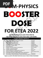 Physics Booster Dose For Eteaa