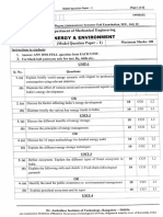 Energy and Environment MQP