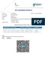 Kartu Vaksinasi Covid-19: Riwayat Pemberian Vaksin Covid-19